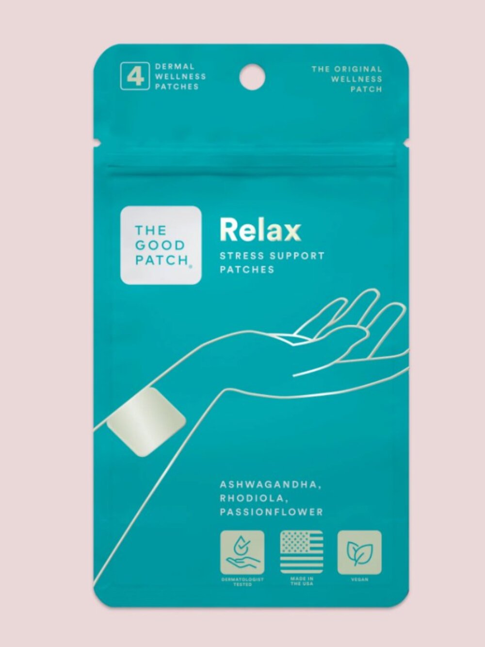 NWT The Good Patch Relax Stress Support Patches 4 Patches